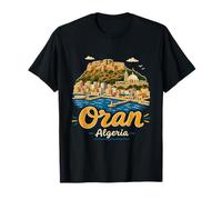 Souvenir de Voyage d'Oran Algérie dessiné à la Main T-Shirt