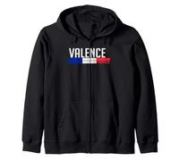 Souvenir de Voyage Drapeau de Valence France pour locaux et touristes Sweat à Capuche