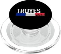 Souvenir de Voyage Drapeau France Troyes pour locaux et touristes PopSockets PopGrip pour MagSafe