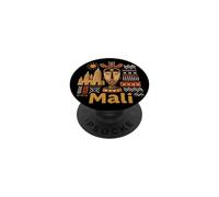 Souvenir de Voyage du Mali dessiné à la Main PopSockets PopGrip Adhésif