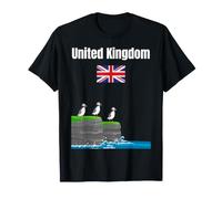 Souvenir de Voyage du Royaume-Uni pour Amoureux des macareux T-Shirt