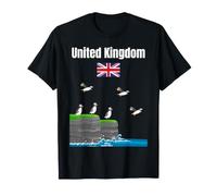 Souvenir de Voyage du Royaume-Uni pour Amoureux des macareux T-Shirt