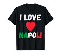 Souvenir de voyage en famille « I Love Napoli I Heart Italy » T-Shirt