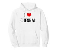 Souvenir de Voyage en Famille Indienne I Love Chennai Sweat à Capuche