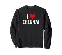Souvenir de Voyage en Famille Indienne I Love Chennai Sweatshirt