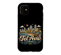 Souvenir de Voyage en Israël dessiné à la Main à Tel Aviv Coque pour iPhone 11