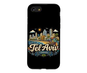 Souvenir de Voyage en Israël dessiné à la Main à Tel Aviv Coque pour iPhone SE (2020) / 7/8