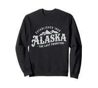 Souvenir de Voyage en Montagne en Alaska : La dernière frontière, estd 1959 Sweatshirt