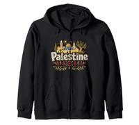 Souvenir de Voyage en Palestine dessiné à la Main Sweat à Capuche