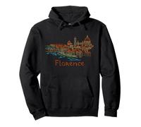 Souvenir de Voyage Florence Italie Panorama City Landmark Cadeau Sweat à Capuche