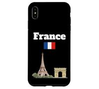 Souvenir de Voyage France Amoureux de Paris Drapeau français Coque pour iPhone XS Max