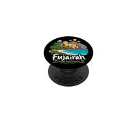 Souvenir de Voyage Fujairah Émirats Arabes Unis dessiné à la Main PopSockets PopGrip Adhésif