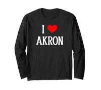 Souvenir de Voyage « I Love Akron I Heart » Manche Longue