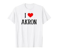 Souvenir de Voyage « I Love Akron I Heart » T-Shirt