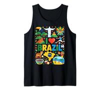 Souvenir de Voyage I Love Brazil Racines brésiliennes Débardeur