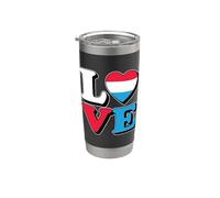 Souvenir de voyage I Love Luxembourg TripLuxembourger Gobelet isotherme en acier inoxydable double paroi