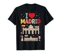 Souvenir de Voyage « I Love Madrid » en Espagne T-Shirt