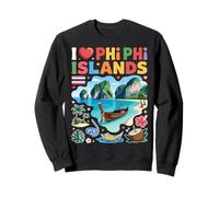 Souvenir de Voyage « I Love Phi Phi Islands » en Thaïlande Sweatshirt