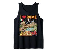 Souvenir de Voyage « I Love Rome Italy » Débardeur