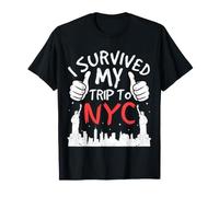 Souvenir de Voyage I Survived My Trip to NYC Manhattan T-Shirt