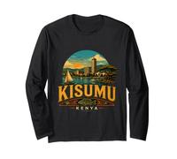 Souvenir de Voyage Kisumu Kenya Vintage Manche Longue