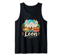 Souvenir de Voyage Leon Nicaragua dessiné à la Main Débardeur