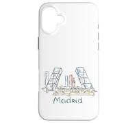 Souvenir de Voyage Madrid Espagne Panorama City Landmark Cadeau Coque pour iPhone 16 Plus