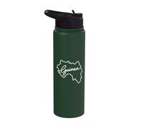Souvenir de voyage minimaliste Guinée Stainless Steel Insulated Water Bottle
