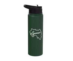 Souvenir de voyage minimaliste Guinée Stainless Steel Insulated Water Bottle