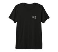 Souvenir de Voyage Minimaliste Guinée T-Shirt Haut de Gamme