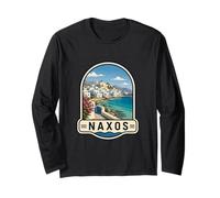 Souvenir de Voyage Naxos Grèce Temple Apollon Manche Longue