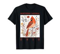 Souvenir de Voyage ornithologique de l'Ohio Northern Cardinal State T-Shirt