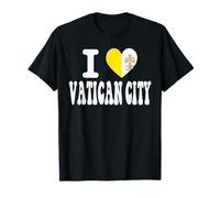 Souvenir de Voyage rétro avec Inscription « I Love Vatican City » en Forme de cœur T-Shirt