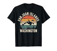 Souvenir de Voyage rétro des îles San Juan Washington T-Shirt