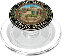 Souvenir de Voyage Rond Athènes Grèce Cadeau Touristique PopSockets PopGrip pour MagSafe