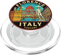 Souvenir de Voyage Rond de Florence Italie Cadeau Touristique PopSockets PopGrip pour MagSafe