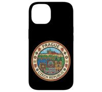 Souvenir de Voyage Rond de Prague Tchéquie Cadeau Touristique Coque pour iPhone 14