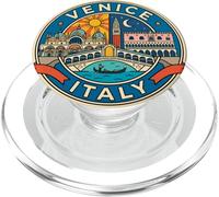 Souvenir de Voyage Rond de Venise Italie Cadeau Touristique PopSockets PopGrip pour MagSafe
