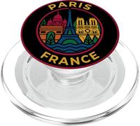 Souvenir de Voyage Rond Paris France Monument Cadeau Touristique PopSockets PopGrip pour MagSafe
