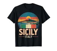 Souvenir de Voyage Sicile Italie Scène vive T-Shirt