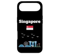 Souvenir de Voyage Singapour Skyline Singapour Drapeau Singapour Coque pour iPhone Air