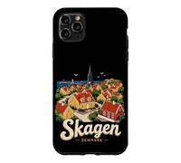 Souvenir de Voyage Skagen Danemark dessiné à la Main Coque pour iPhone 11 Pro Max