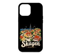 Souvenir de Voyage Skagen Danemark dessiné à la Main Coque pour iPhone 12 Pro Max