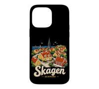 Souvenir de Voyage Skagen Danemark dessiné à la Main Coque pour iPhone 14 Pro Max