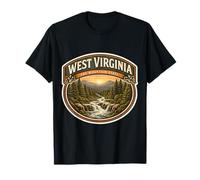 Souvenir de Voyage Souvenir de Virginie-Occidentale The Mountain State T-Shirt