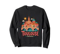 Souvenir de Voyage Toulouse France dessiné à la Main Sweatshirt