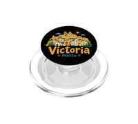 Souvenir de Voyage Victoria Malte dessiné à la Main PopSockets PopGrip pour MagSafe