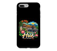 Souvenir de Voyage Vietnam dessiné à la Main Hue Coque pour iPhone 7 Plus/8 Plus