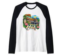 Souvenir de Voyage Vietnam dessiné à la Main Hue Manche Raglan