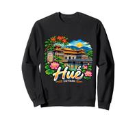 Souvenir de Voyage Vietnam dessiné à la Main Hue Sweatshirt
